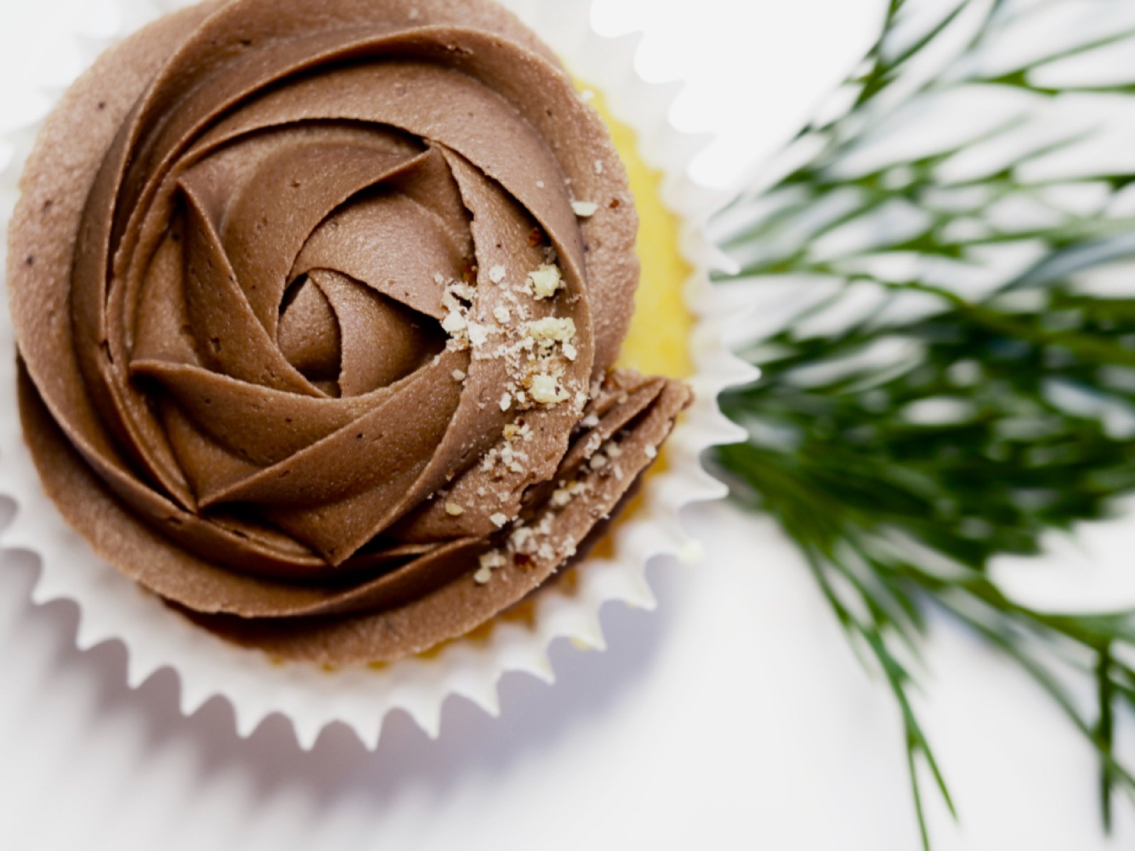 Csokoladerozsas muffin, illusztracio